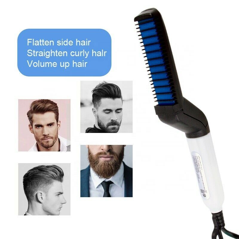 Men's Multi Functional Combing Fixed Fluffy Roll Straight Personal Care Electric Brush