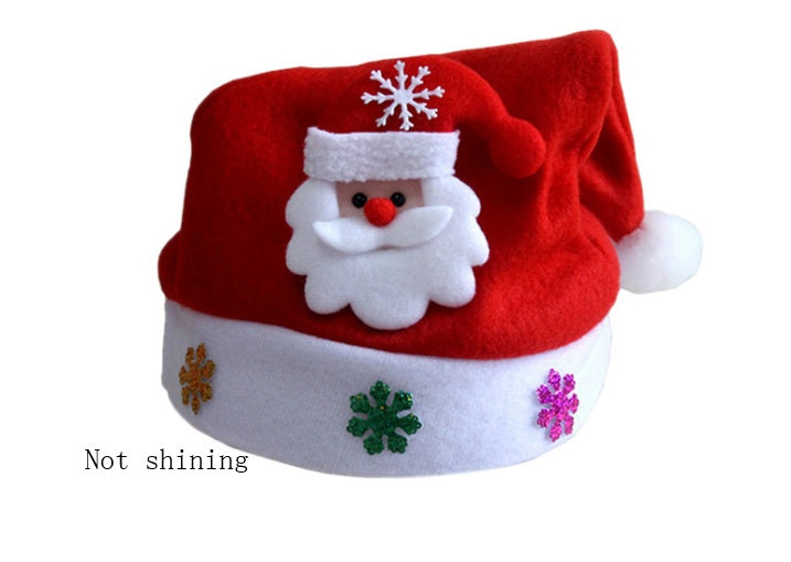 Christmas Hats New Year Santa Claus Snowman Elk Cap For Kindergarten