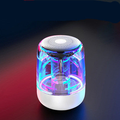 Portable Bluetooth Column Wireless Speaker Powerful Bass with Variable Color LED Light