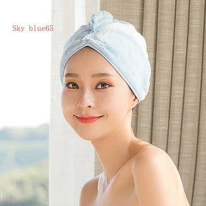 Quickly Dry Hair Hat Super Absorbent Soft Cute Hair Towel