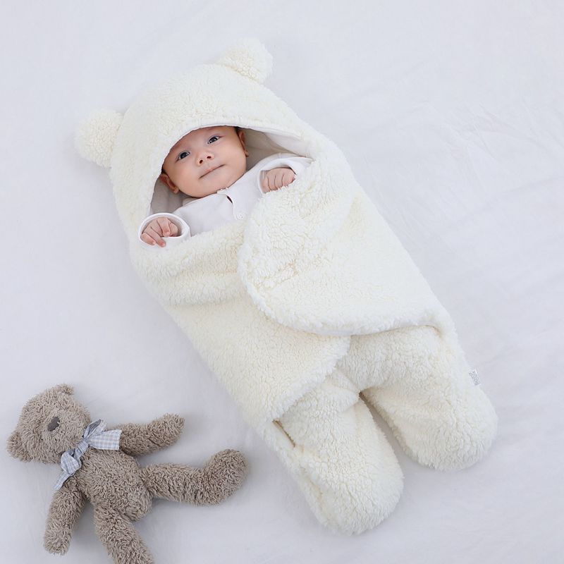 Thickened Anti-Shock Out Baby Hooded Romper