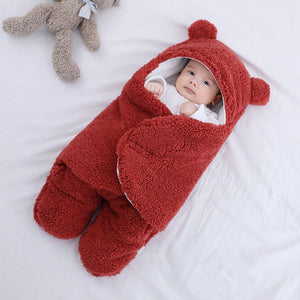 Thickened Anti-Shock Out Baby Hooded Romper