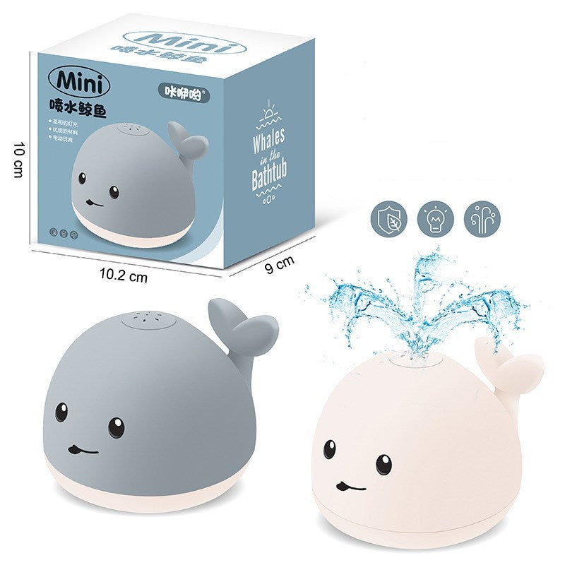 Baby Light Up Whale Automatic Sprinkler Bathtub Toy