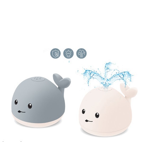 Baby Light Up Whale Automatic Sprinkler Bathtub Toy