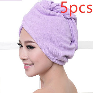 Quickly Dry Hair Hat Super Absorbent Soft Cute Hair Towel