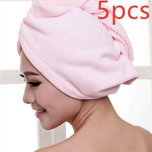 Quickly Dry Hair Hat Super Absorbent Soft Cute Hair Towel