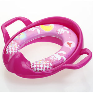 Children's toilet seat plus size cartoon soft baby toilet seat portable male and female baby toilet chair