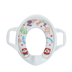 Children's toilet seat plus size cartoon soft baby toilet seat portable male and female baby toilet chair