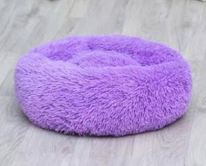 Dog/Cat Bed Donut Big Large Round Basket Plush Beds for Dogs/Cats