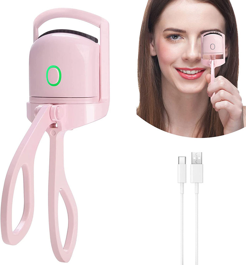 Portable Electric Heated Comb Long Lasting Eyelashes Curler