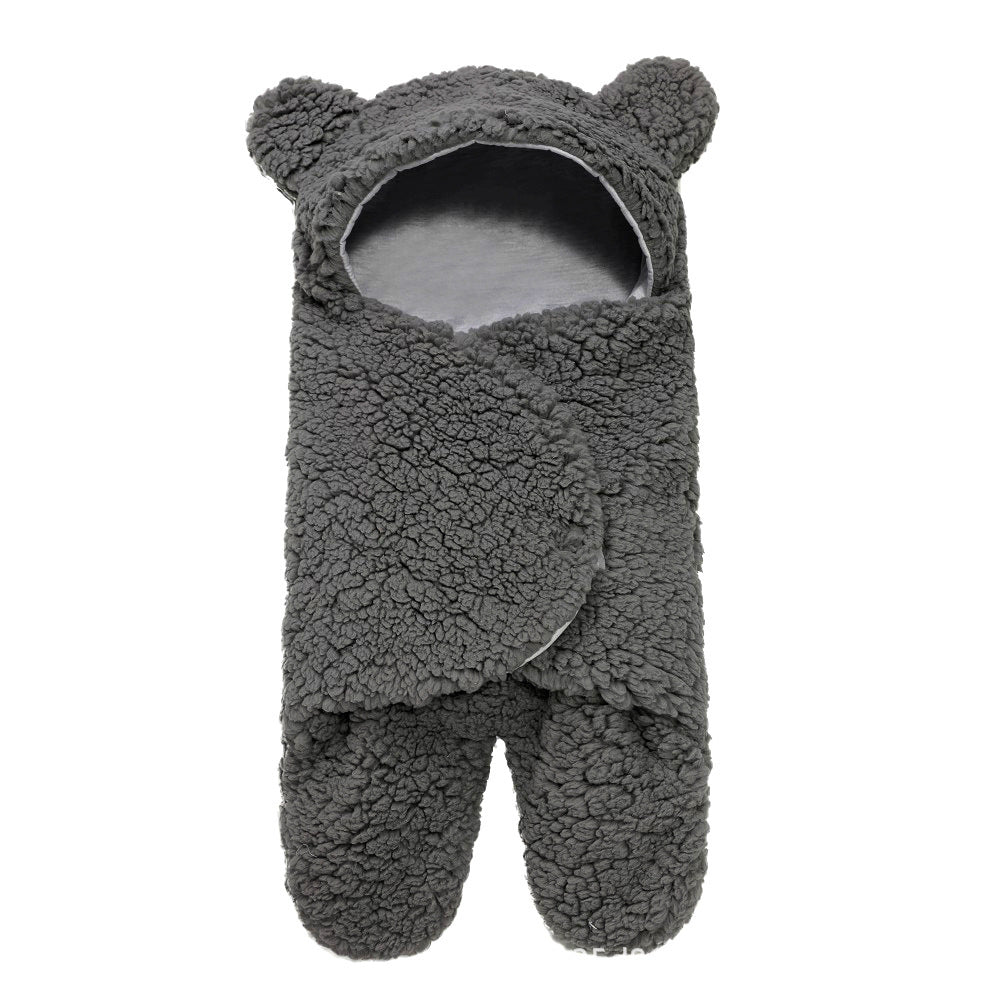 Thickened Anti-Shock Out Baby Hooded Romper