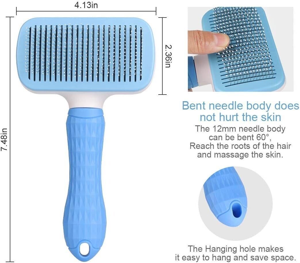 Dog Hair Remover Brush Cat Dog Hair Grooming And Care Comb For Long Hair