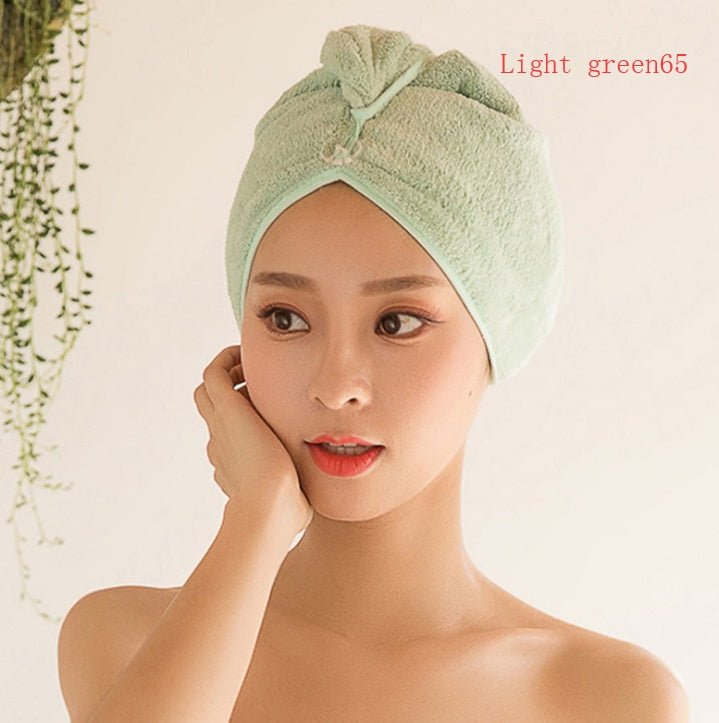 Quickly Dry Hair Hat Super Absorbent Soft Cute Hair Towel