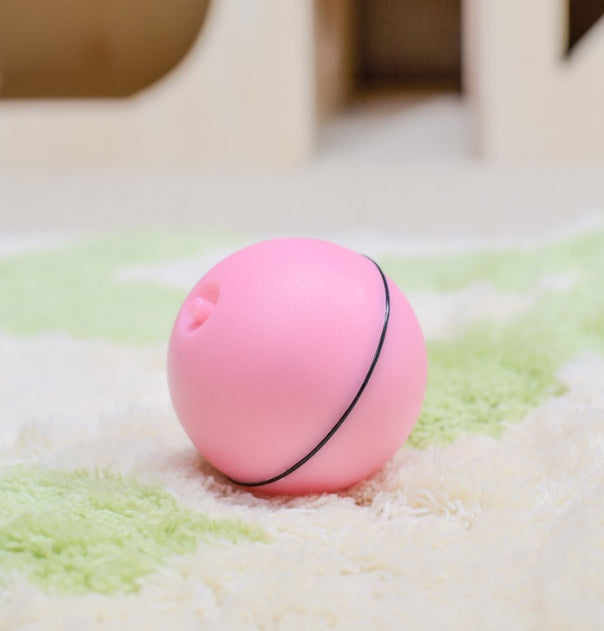 Smart Cat Rolling Ball Toys Rechargeable Cat Toys Ball Self-moving Kitten Toy Ball