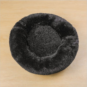 Dog/Cat Bed Donut Big Large Round Basket Plush Beds for Dogs/Cats