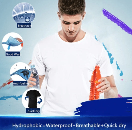 Quick-drying Waterproof Anti-fouling Half Sleeve T-Shirt