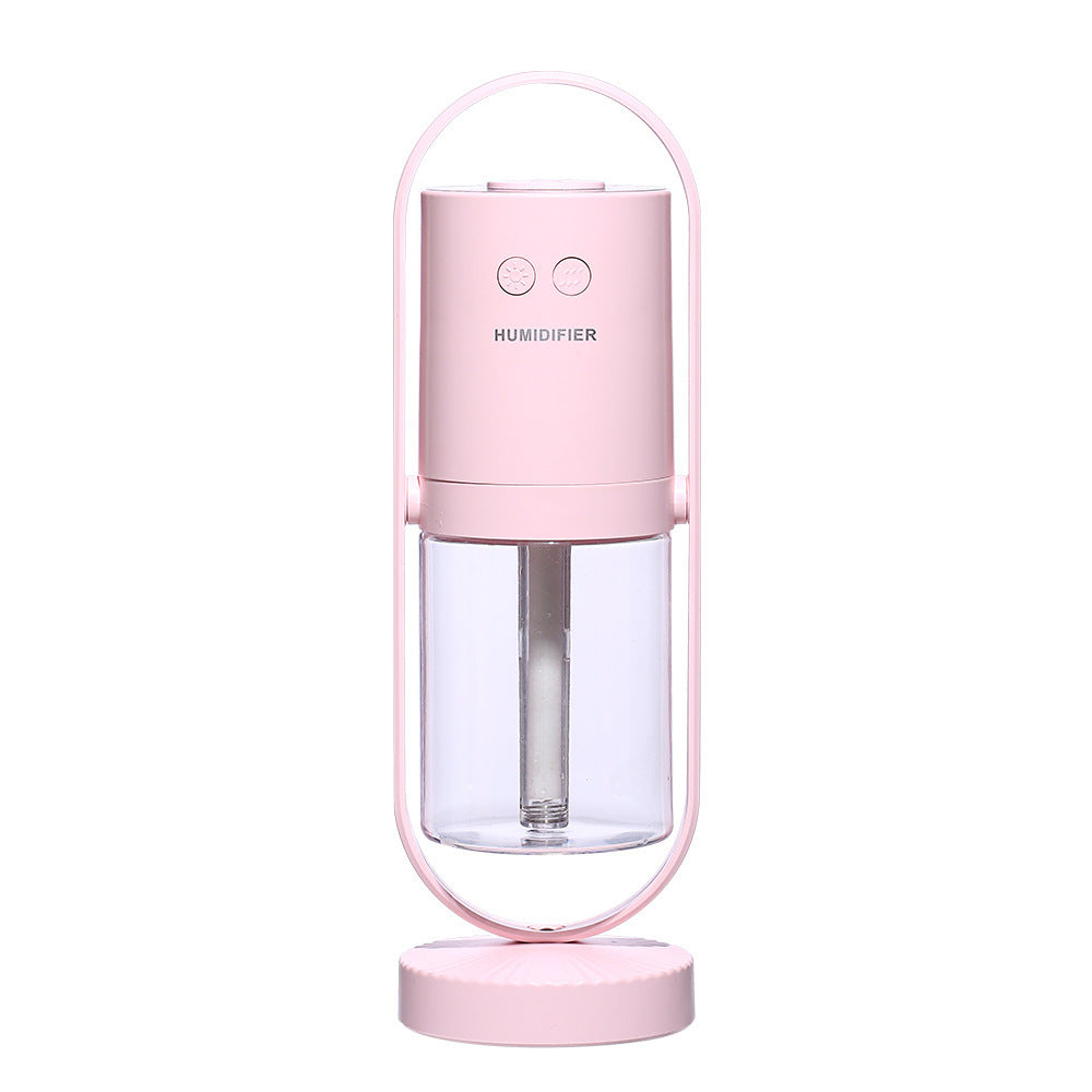 Portable Mini Tabletop Air Humidifier Led Color Projection Night Light