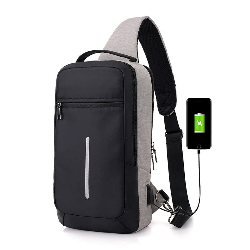 Business Anti-theft Combination Crossbody Bag Shoulder Bag With USB Charging port