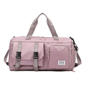 Women's Nylon Waterproof Travel Sports Gym Shoulder Bag