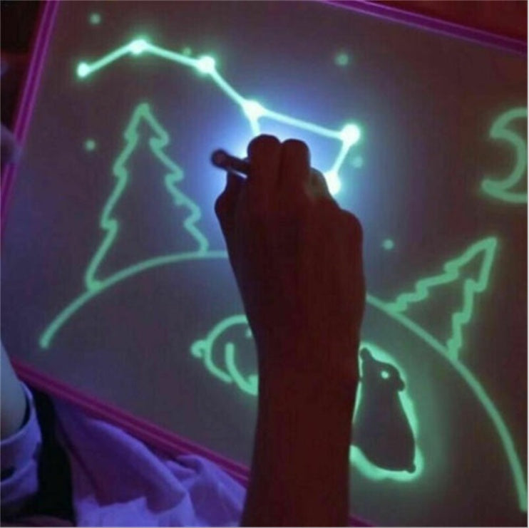 LCD Writing Drawing Pad Educational Drawing Toy with Light Effects Sketchpad