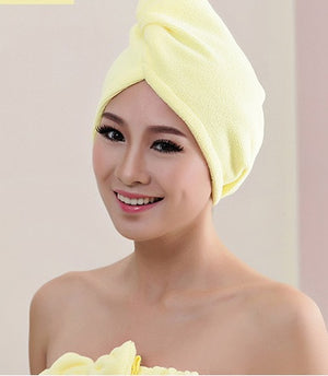 Quickly Dry Hair Hat Super Absorbent Soft Cute Hair Towel