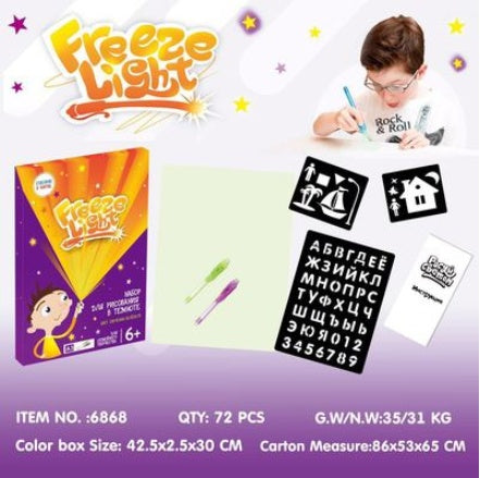 LCD Writing Drawing Pad Educational Drawing Toy with Light Effects Sketchpad