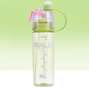 600ML Water Bottle With Straw Drink Spray Cup