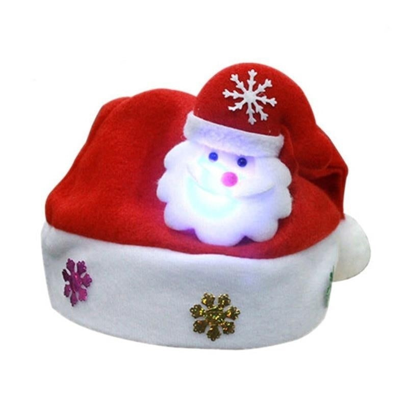 Christmas Hats New Year Santa Claus Snowman Elk Cap For Kindergarten