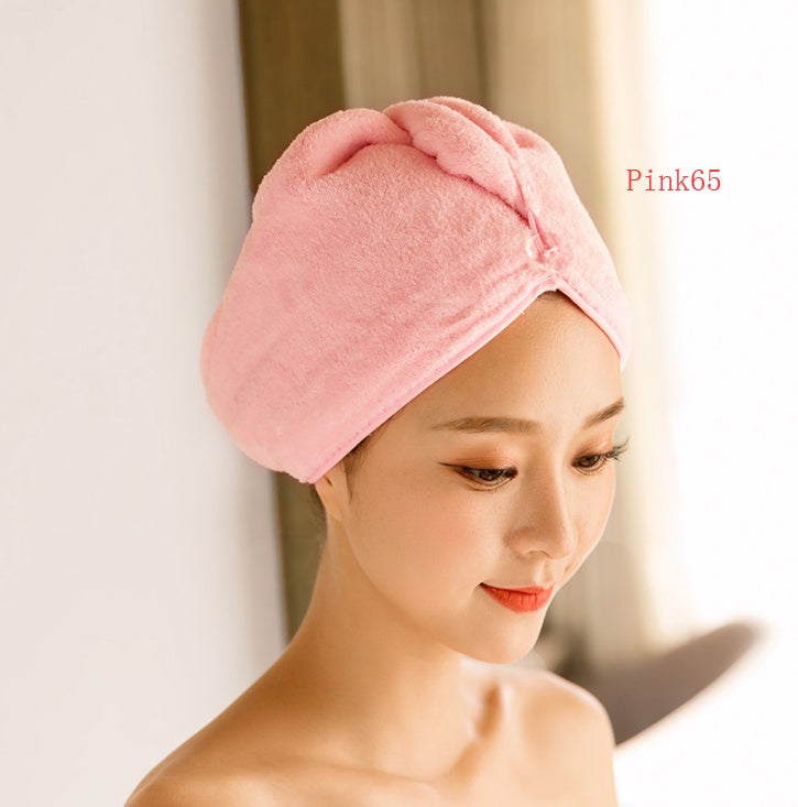 Quickly Dry Hair Hat Super Absorbent Soft Cute Hair Towel