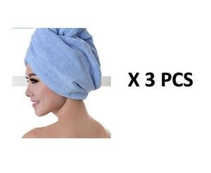 Quickly Dry Hair Hat Super Absorbent Soft Cute Hair Towel