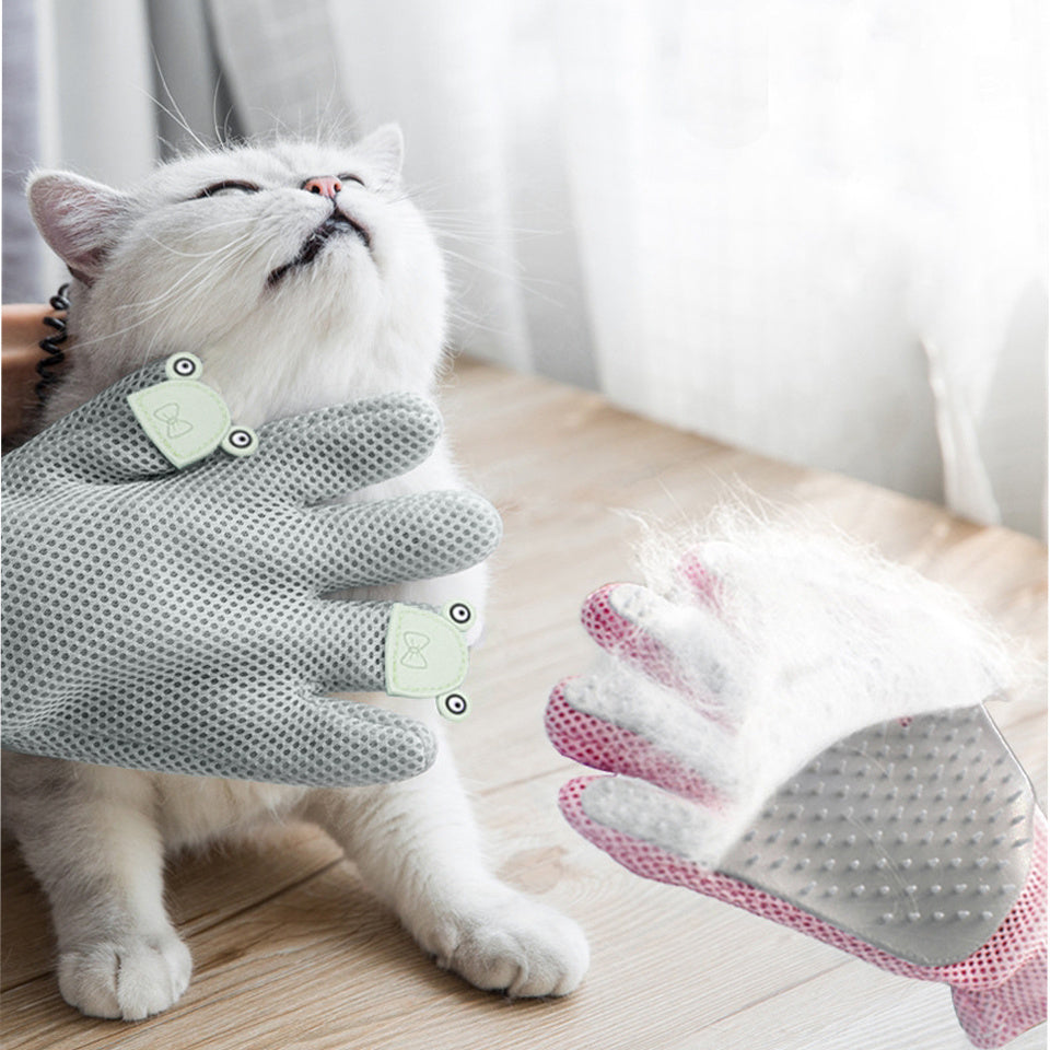 Cat Gloves Grooming Hair DE shedding Brush Dog Comb