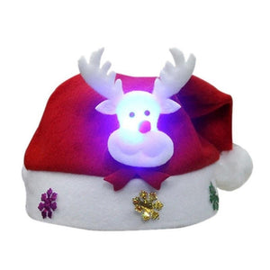 Christmas Hats New Year Santa Claus Snowman Elk Cap For Kindergarten