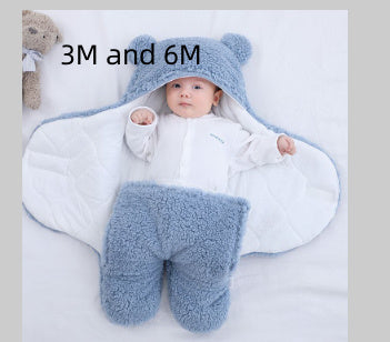 Thickened Anti-Shock Out Baby Hooded Romper