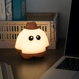 Ghost Cartoon Pat Touch Color-changing Eye Protection Night Lamp