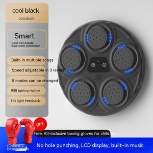 Smart Music Boxing Machine Blue Light Hitting Reaction Electronic Wall Target