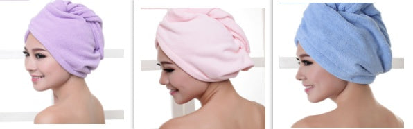 Quickly Dry Hair Hat Super Absorbent Soft Cute Hair Towel