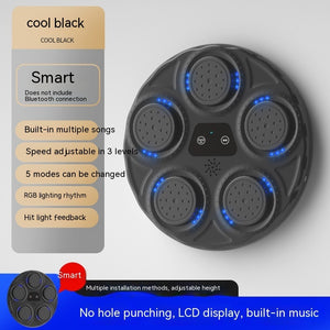 Smart Music Boxing Machine Blue Light Hitting Reaction Electronic Wall Target