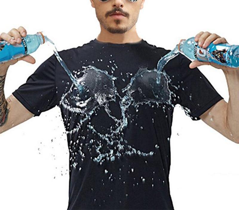 Quick-drying Waterproof Anti-fouling Half Sleeve T-Shirt