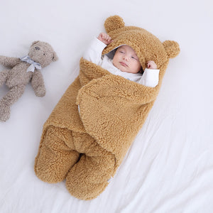 Thickened Anti-Shock Out Baby Hooded Romper