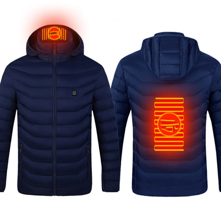 Heated USB Electric Jacket Coat