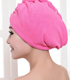 Quickly Dry Hair Hat Super Absorbent Soft Cute Hair Towel