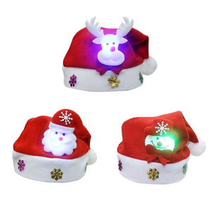 Christmas Hats New Year Santa Claus Snowman Elk Cap For Kindergarten