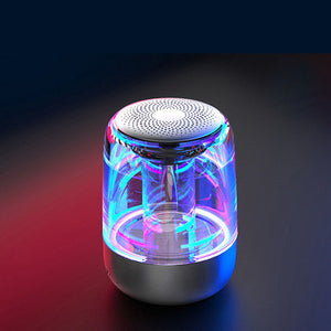 Portable Bluetooth Column Wireless Speaker Powerful Bass with Variable Color LED Light