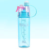 600ML Water Bottle With Straw Drink Spray Cup