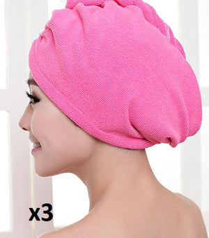 Quickly Dry Hair Hat Super Absorbent Soft Cute Hair Towel