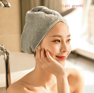 Quickly Dry Hair Hat Super Absorbent Soft Cute Hair Towel