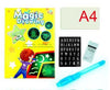 LCD Writing Drawing Pad Educational Drawing Toy with Light Effects Sketchpad