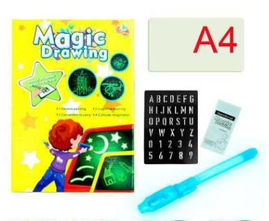 LCD Writing Drawing Pad Educational Drawing Toy with Light Effects Sketchpad