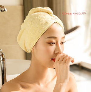 Quickly Dry Hair Hat Super Absorbent Soft Cute Hair Towel