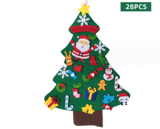 DIY Felt Christmas Tree Christmas Decoration